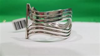 Lady's Elegant Silver Cuff Bracelet 925 Silver 37.1g
